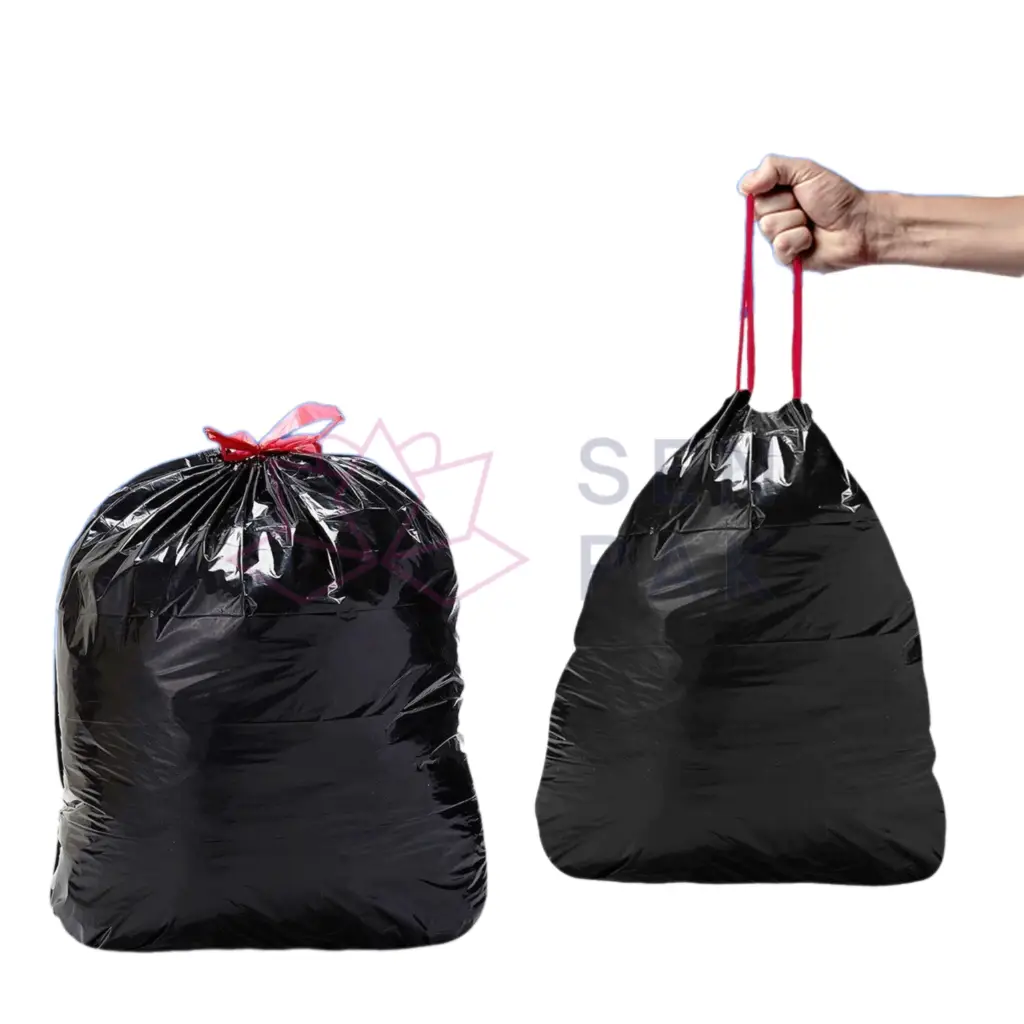 Drawstring Garbage Bags on Roll - Image 2